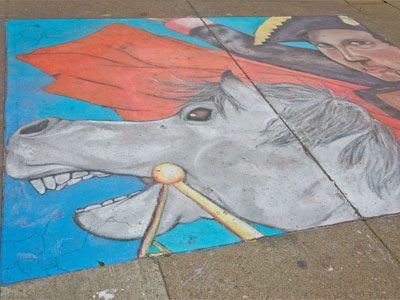 Chalk art?  Surely, yes.