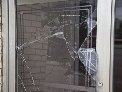 Try as you might to keep them out, some people REALLY want inside this vacant building (see March 13, 14 and 15, and April 19 and 24, 2017).