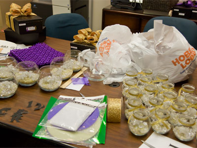 I think a glitter bomb went off in this room.