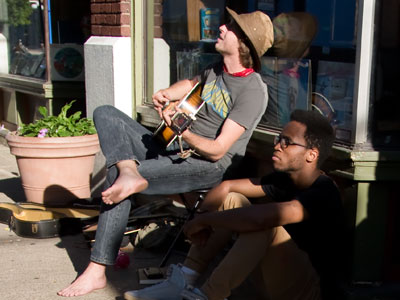 Because the music just sounds better if you`re barefoot.