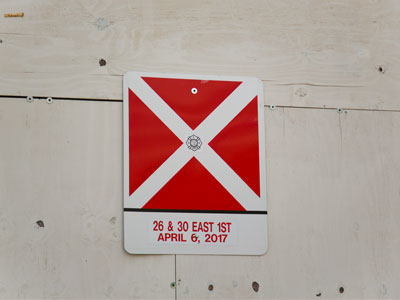 I guess this means nobody is supposed to go into my former creepy parking garage  (see March 13, 14 and 15, and April 19 and 24, 2017).