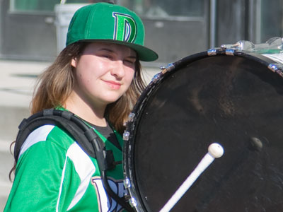 Little drummer girl.