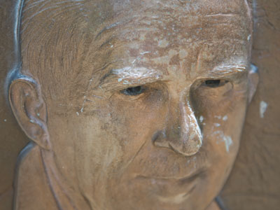 This is Dave Hall.  He discovered Dave Hall Plaza.