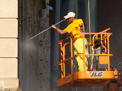 A clean building is a happy building.