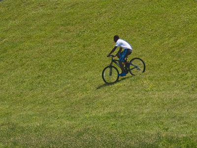 Going down is much easier than going up.