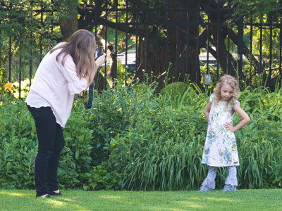 When the mercenary photographers show up, I know my quiet morning in the garden has come to an end.