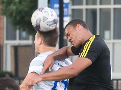 A concussion waiting to happen.