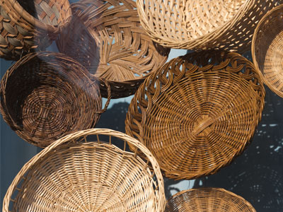 Walking in a wicker wonderland.