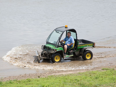 The eternal conflict of man versus nature.