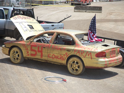 Not surprisingly, demolition derby originated in America.  We are a throw-away society with disposable cars.