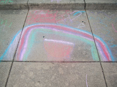 At the rainbow`s end, I found only a few cigarette butts.