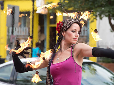 Just another Friday night in the Oregon District.