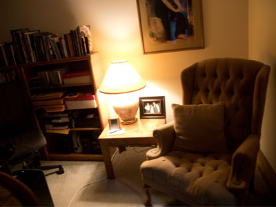 The comforts of home.