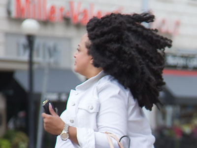 I nearly got blown over myself.