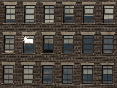 Main Street sparkles in the morning.