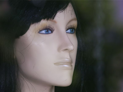 I told some of my best jokes and she never smiled.