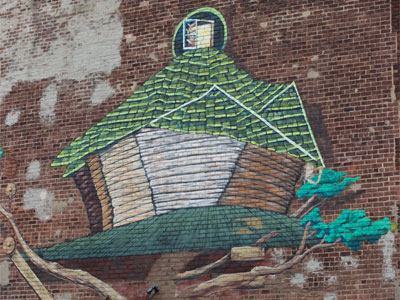 The latest artwork in the Oregon District.