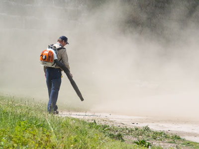 I think he`s cleaning up, but it`s hard to tell.