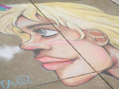 I don`t create anything without saving it permanently, so I`m mystified by this street artist`s ephemeral work.