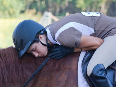 There`s a lot of hurry up and wait at equestrian events.