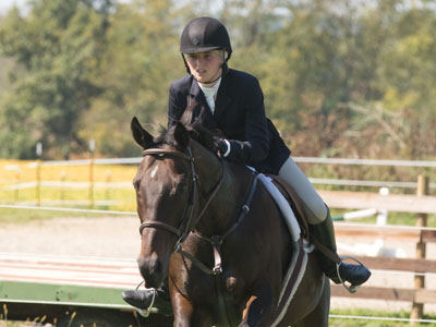 It was so hot today, the riders weren`t required to wear their dark jackets, but it looks better when they do.
