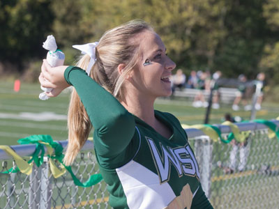 Meanwhile, on the sidelines, it`s the t-shirt toss.
