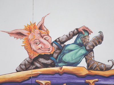 A new face in the neighborhood.