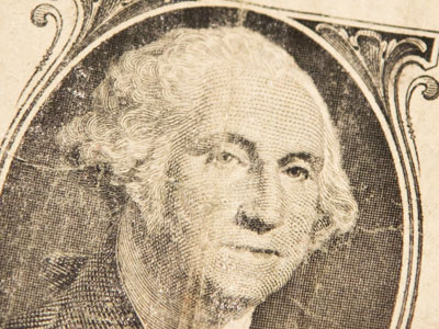 Born in 1732, George is starting to show his age.