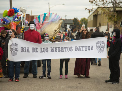 The parade finally started, went 20 yards, and stopped.