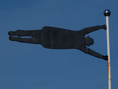 A wind advisory is in effect.