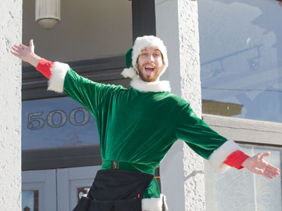 The world`s tallest elf.