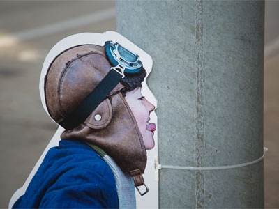 I told you not to put your tongue on that thing!