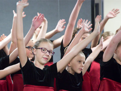 Celebrate!  It`s the Kettering Children`s Choir concert.