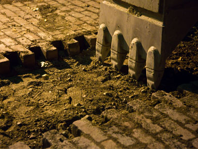 Digging up history in the Oregon District.