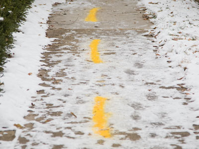 Beware of yellow snow.