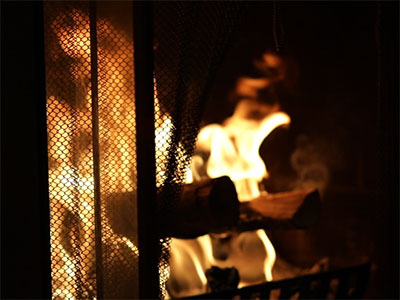 The weather outside is frightful, but the fire is so delightful.