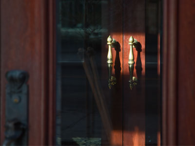 The entrance to a law office should look respectable.