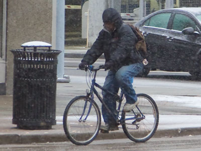 I won`t complain about my snowy drive home.