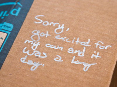 A neighbor accidentally opened my package.