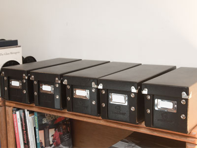 These new boxes will help me store my digital photos.