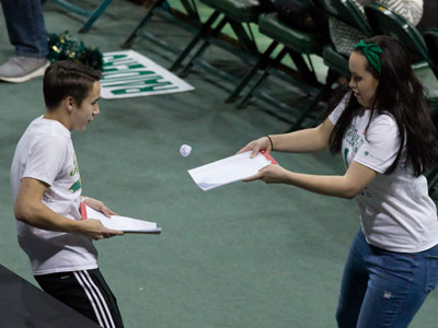 Another game was being played on the sidelines.