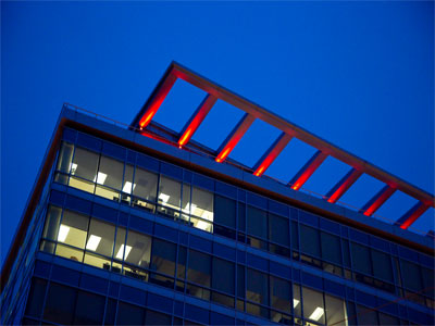 A late night at the office.