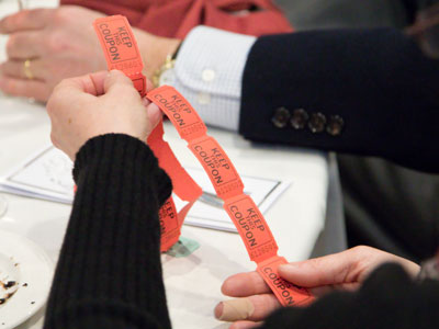 There was a raffle.  I took pictures of that . . . 