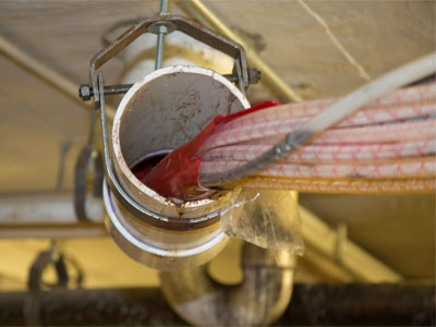 Don`t say anything bad about me at work.  These pipes carry voices from all over the building.