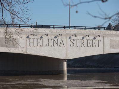 I went across this new bridge for the first time today.