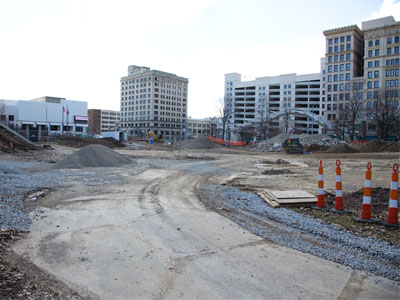 The relentless hunger for `development` consumes one of downtown Dayton`s last remaining green spaces.