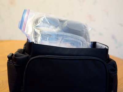 My camera bag is perfect for carrying leftover Thai food.