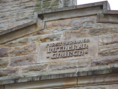 The First English Lutheran Church was organized in 1839 and met in a store.  This church was built in 1906.