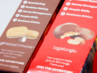 It`s not that I like to eat cookies.  I just want to assist the next generation of female entrepreneurs.