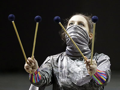 Percussion is its own form of music making.